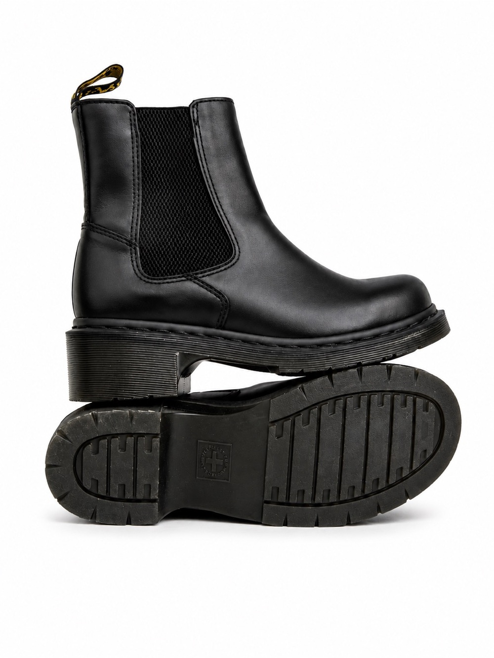 Dr. Martens Black Leather Chelsea Ankle Boots